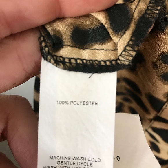 Joe Fresh Leopard Print Loose Fitting Sundress with Pockets Large - Picture 4 of 4